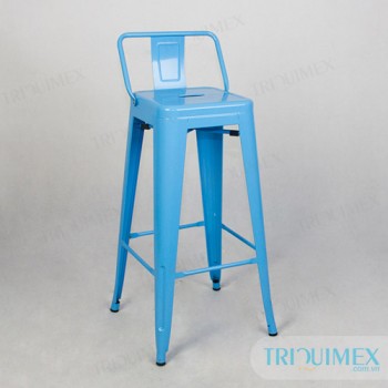 Ghế bar tolix lưng thấp do cơ sở bán bàn ghế cafe Triquimex cung cấp